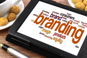 branding using tablet